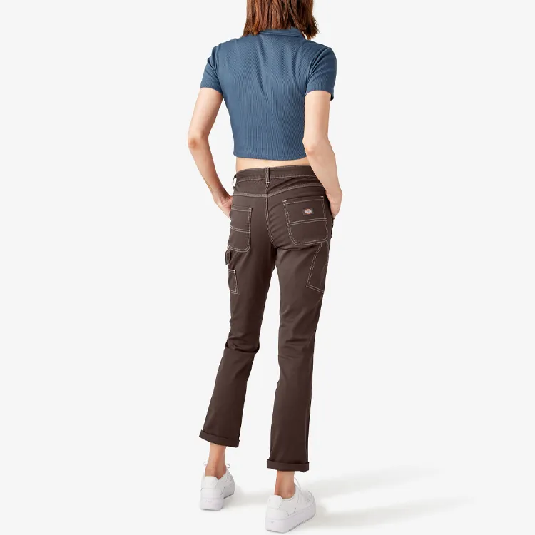 Dickies Cargo Pants Women's Chocolate Brown-5