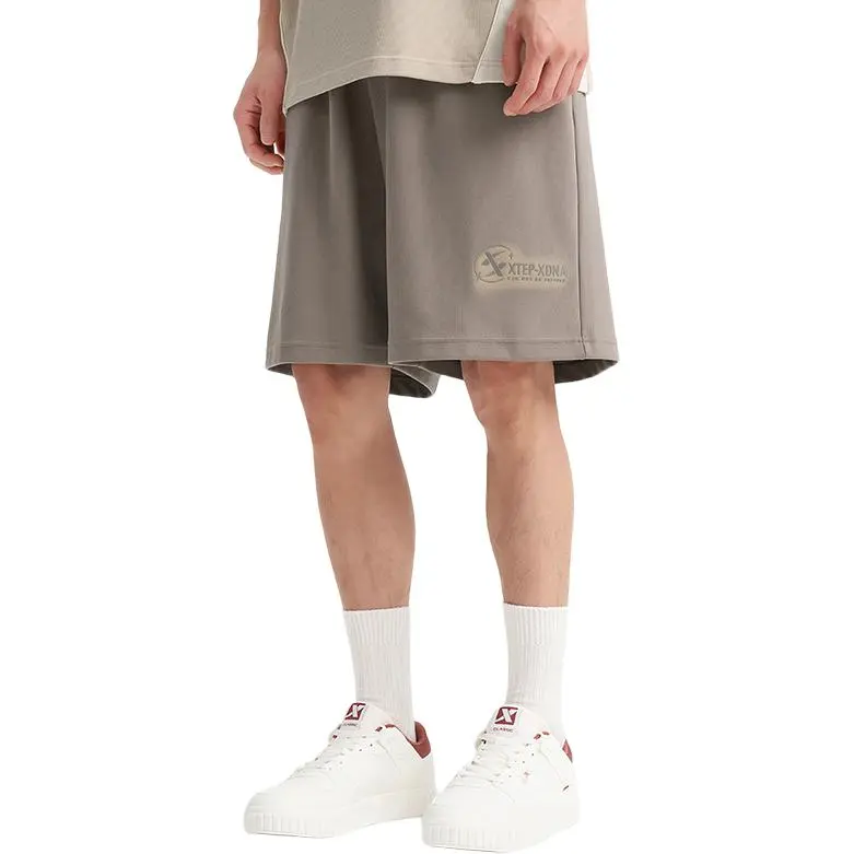 XTEP Casual Shorts Men's Thunderstorm Gray-2