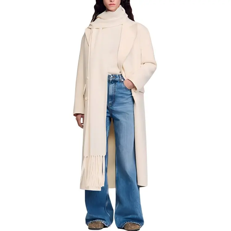 Sandro Double breasted Coat-4
