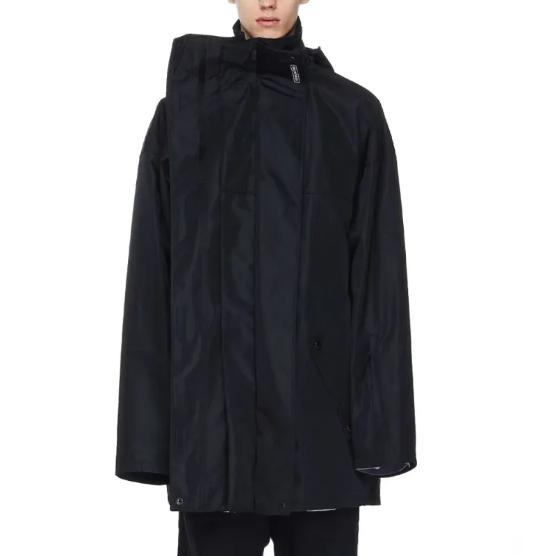 Balenciaga Jackets Men Navy Blue-2