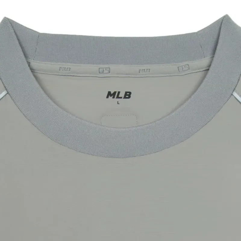 MLB Basic New York YankeesGofcore T Shirt Unisex Light Gray-3