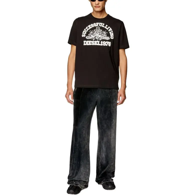 DIESEL T-Justil-N1 Logo-print T-shirt-3