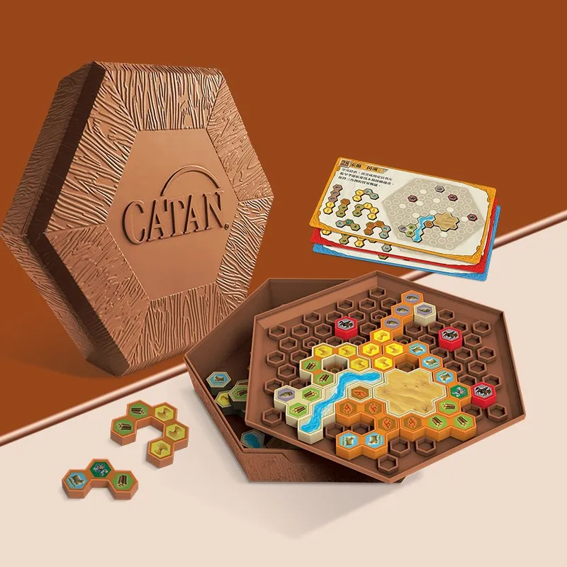 Burn Your Brain Catan Island Logic Grand Challenge Casual Mind Enhancing Tabletop Game Toy Board Games-3