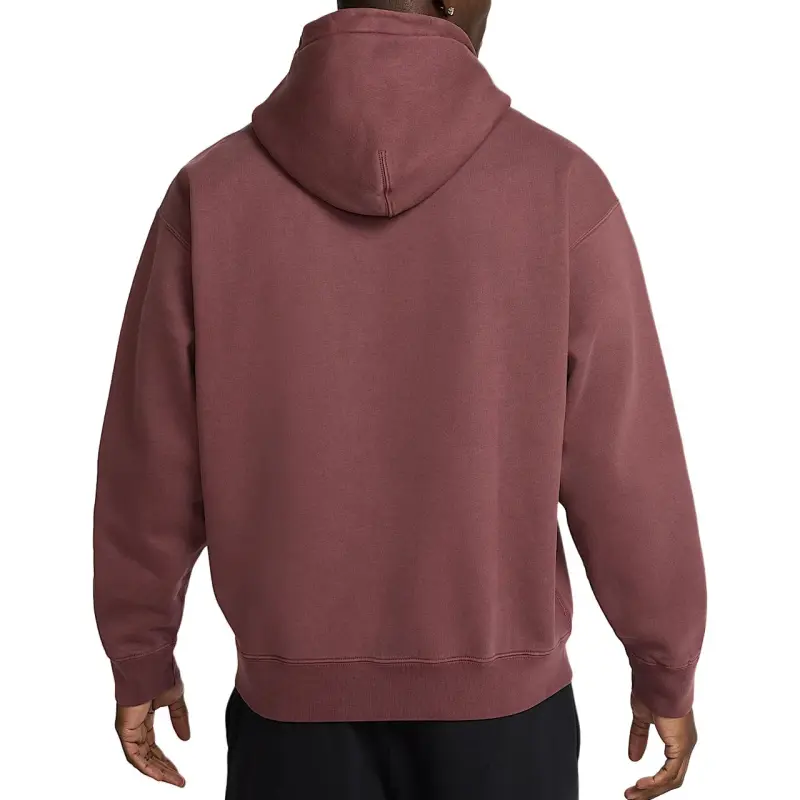 Nike Solo Swoosh Sweatshirt Men's Vibrant Burgundy Wine Red-1