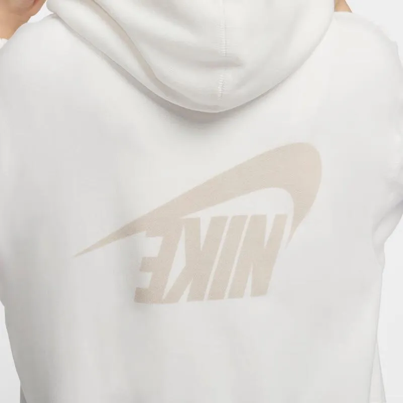 Nike Sportswear Sweatshirt Women's Sail White/Light Redwood Umber-3