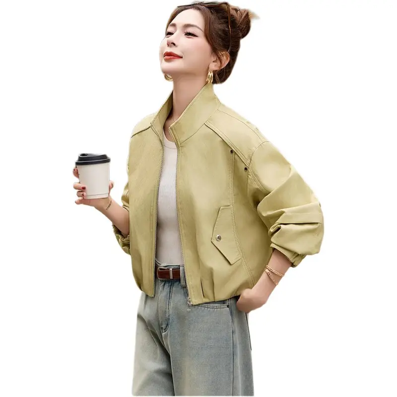 Fele.d Leather Jackets Women's-3