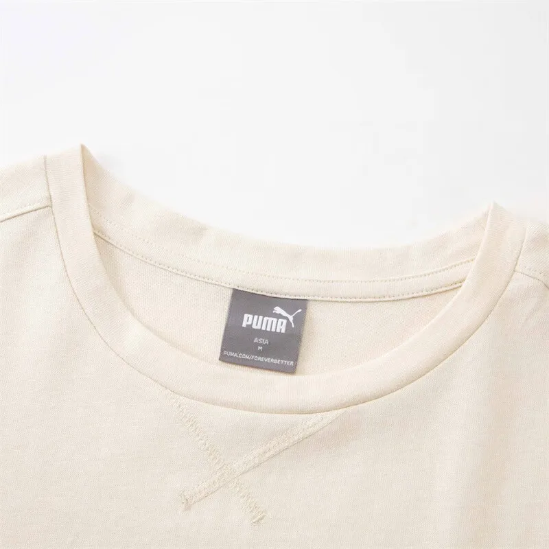 PUMA T Shirts Men Snow White-2