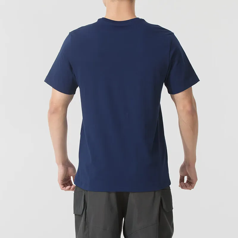 Jordan CITY 88 CREW T Shirt Men's Marine Blue-3