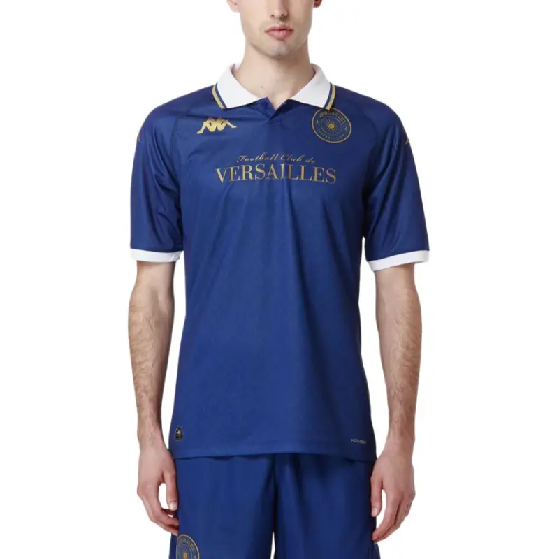 Kappa Soccer Jerseys Men's Blue White Gold-3