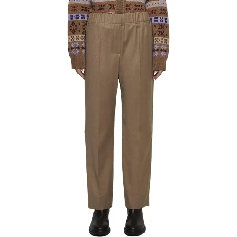 WEEKEND MaxMara High Waist Straight Leg Trousers-1