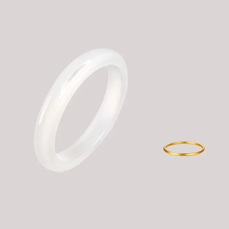 Chongqing Gold Store Colored Glaze Jade Bangles Unisex-1