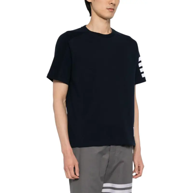 THOM BROWNE 4 Bar Stripe Crewneck T Shirt-3