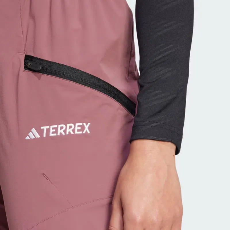Adidas Terrex Xperior Light Trousers Athletic Trousers Women's Deep Red-5