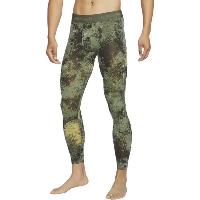 Nike Pro Sports Pants Men's Oil Green/Medium Olive/Black-2