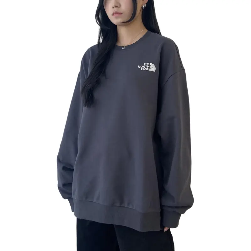 THE NORTH FACE Sweatshirts Men Charcoal Gray-2