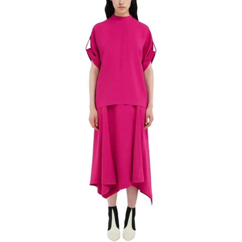 Ferragamo Asymmetric hem Maxi Skirt-3