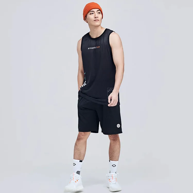 RIGORER Knitted Fabric Five Quarter Shorts Basketball Shorts Men's-1