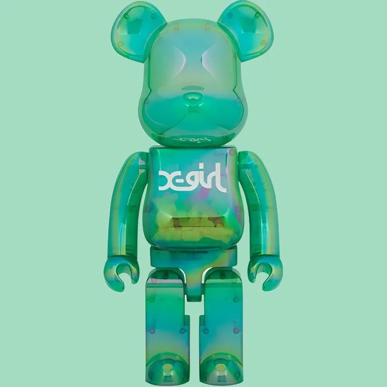 BE@RBRICK X Girl Clear Green Ver.-4