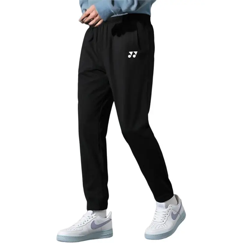 YONEX Training Series Knitted Sports Pants Men's Black-3