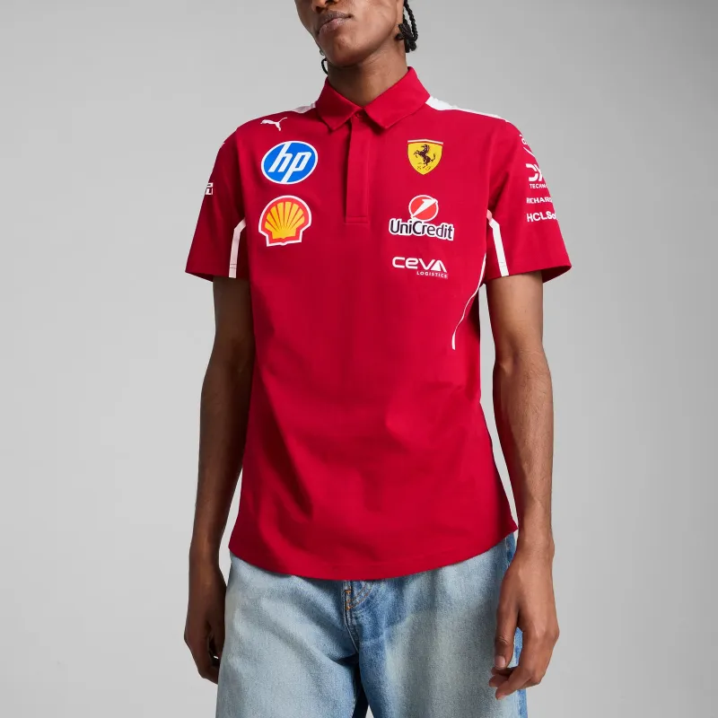 PUMA Playera Polo Scuderia Ferrari 2025 Team Ii Para Hombre-2