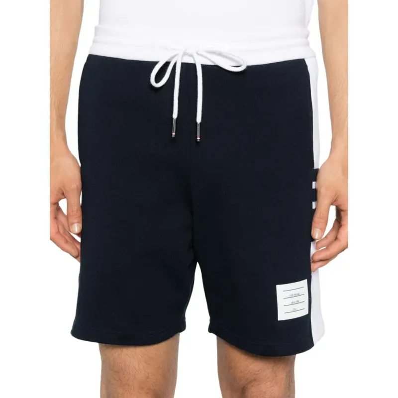 THOM BROWNE Mid rise Track Shorts-4