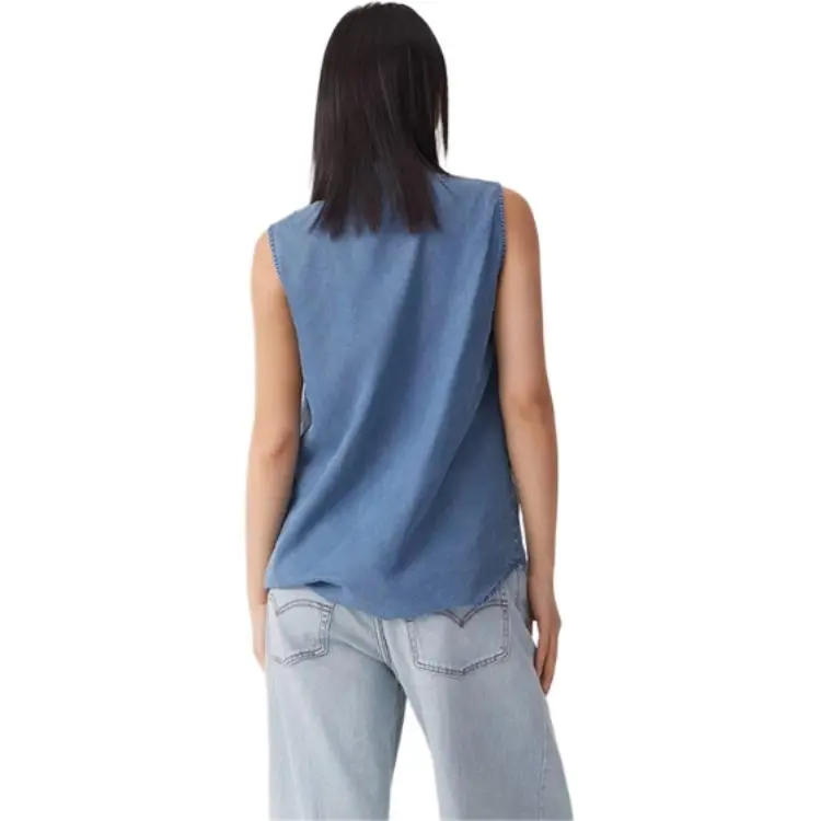 Levis SS25 Vests Women's Blue-4