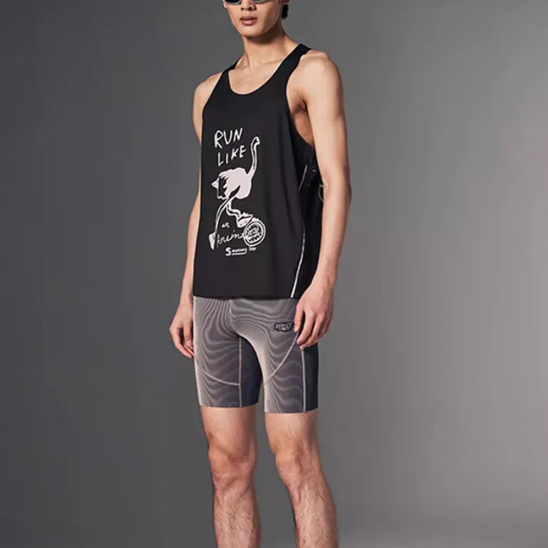 Saucony Tank Tops Unisex Black-2