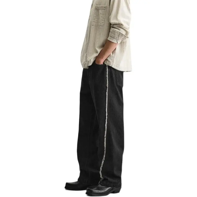 ZARA Jeans Men Black-4