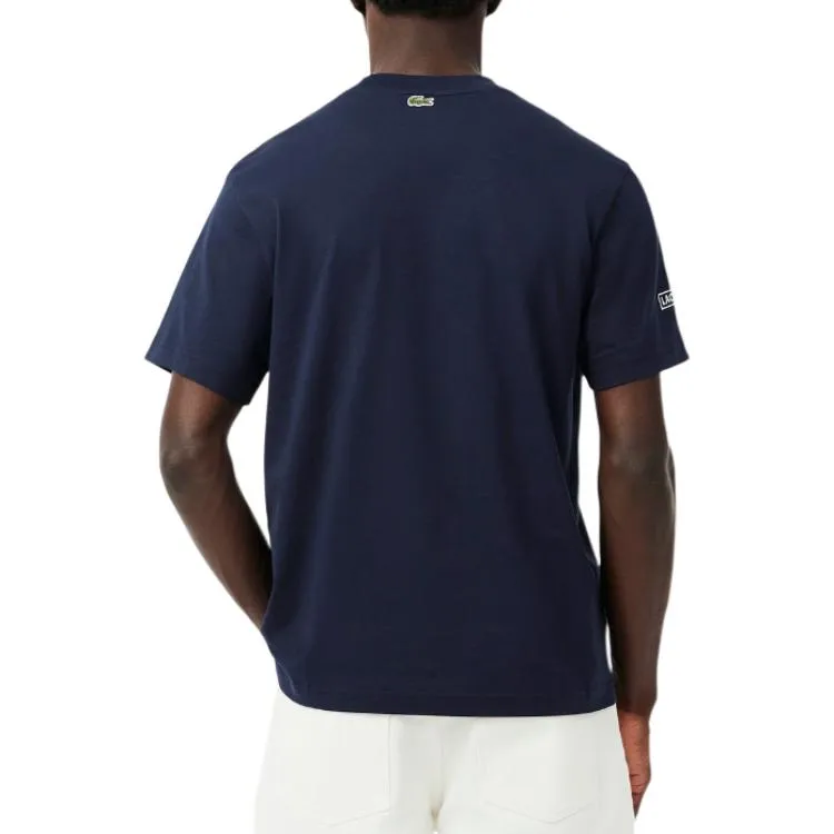 LACOSTE Printed Embroidered T shirt-5