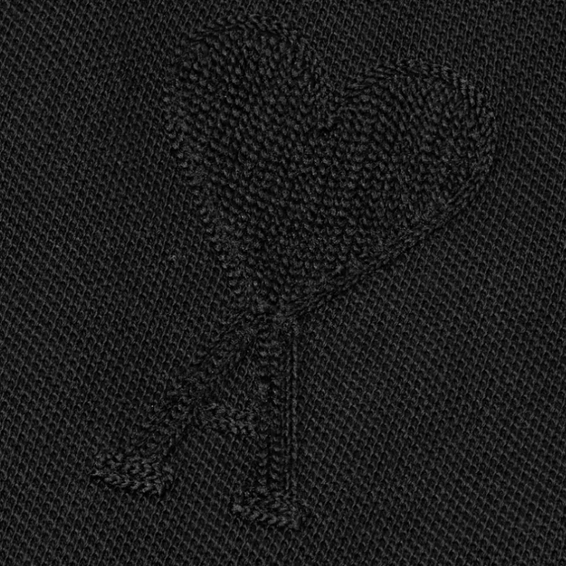 AMIPARIS SS21 Polo Shirt Men's Black-4