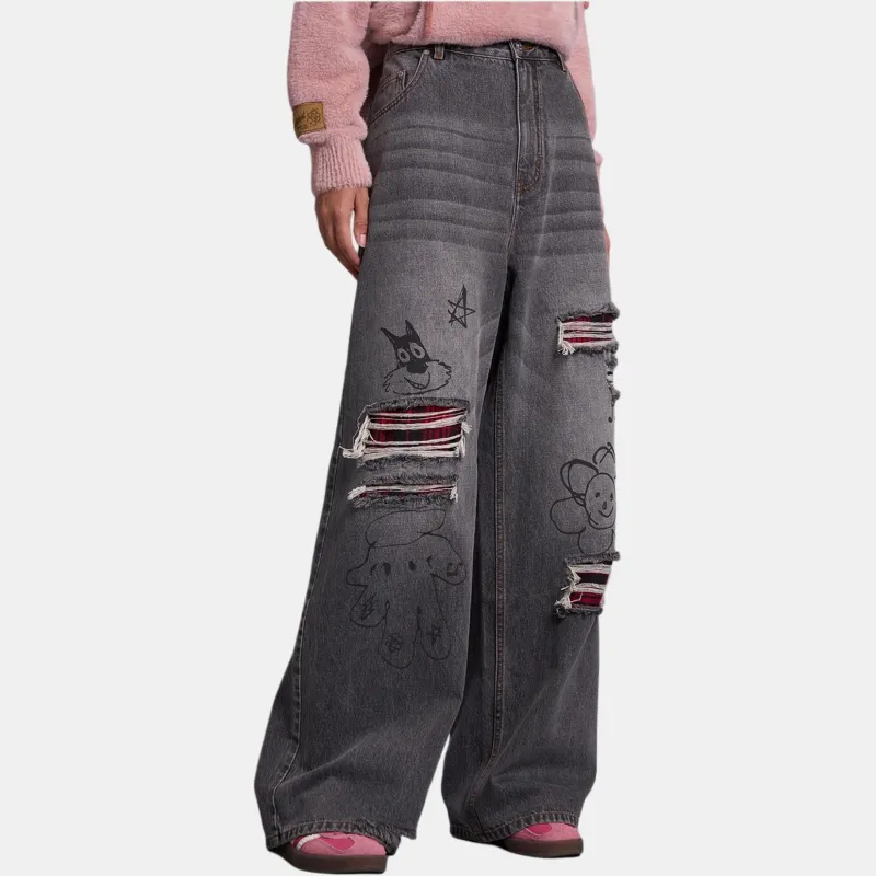 CANOTWAIT_ Jeans Unisex-6