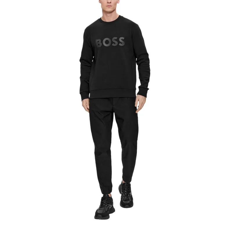 HUGO BOSS Logo Printed Crewneck Sweatshirt-2
