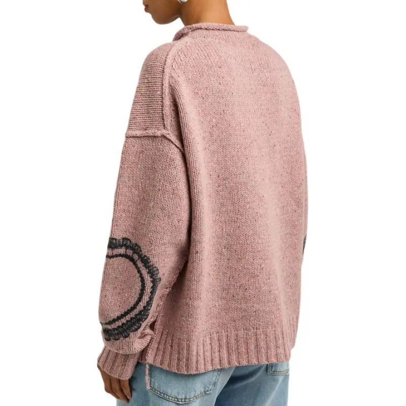 Acne Studios Long-Sleeve T-Shirt 'Faded Pink'-4