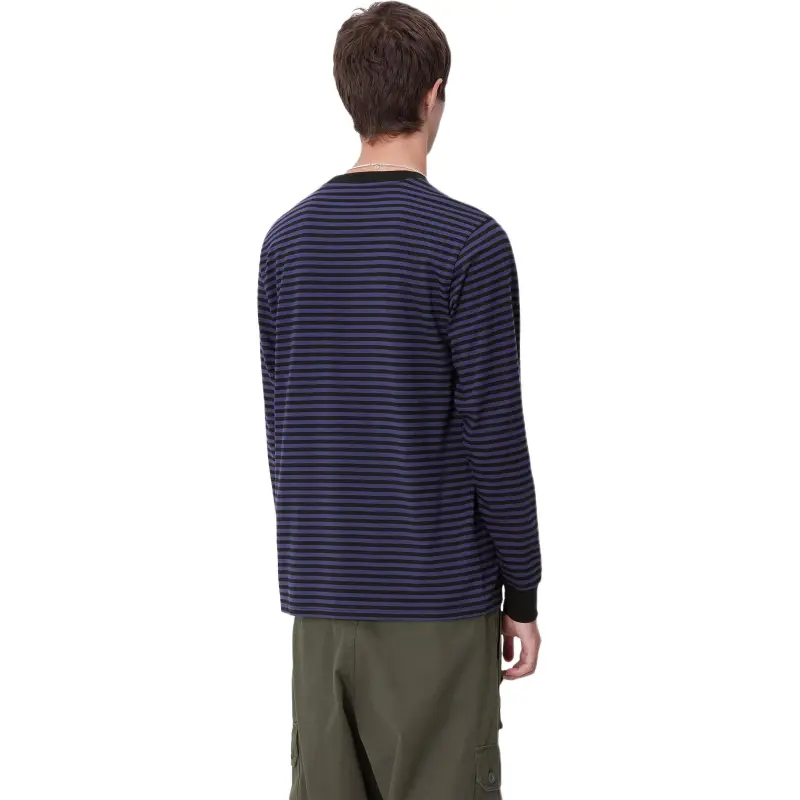 Carhartt WIP FW24 L/S Verner Pocket T Shirt T Shirt Unisex Purple-4