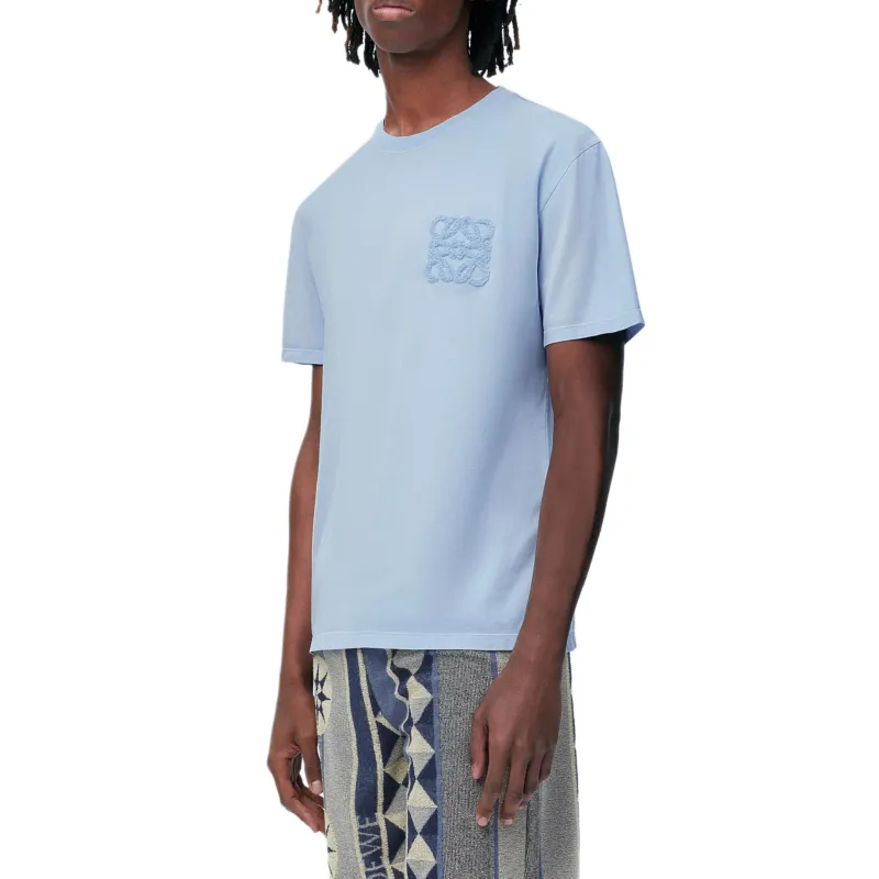 LOEWE Embroidered Anagram T shirt-3
