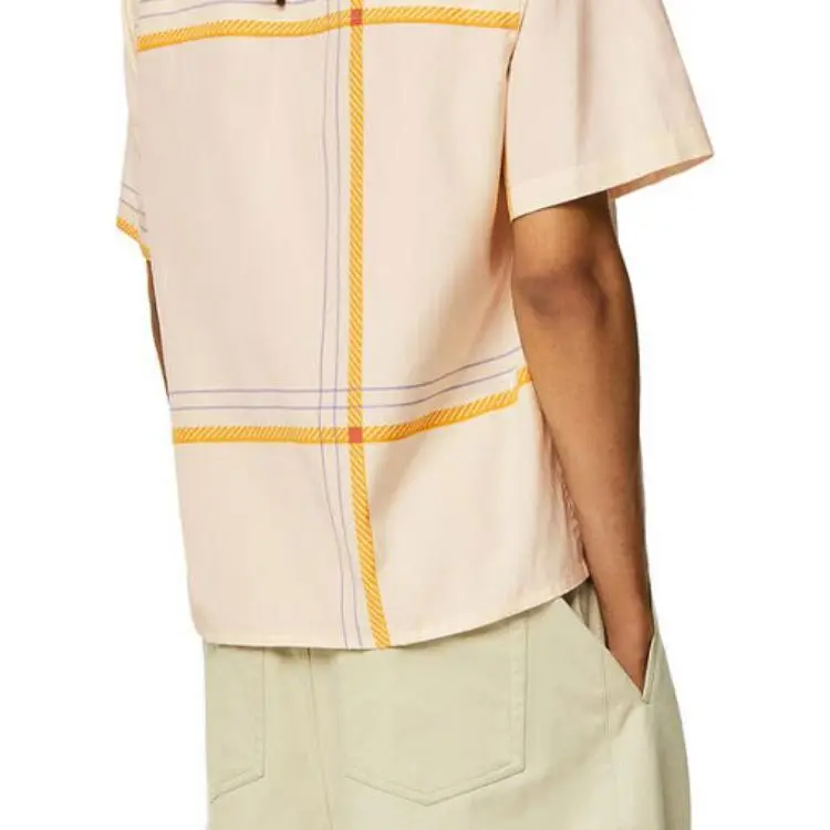 LOEWE Short Sleeve Check Shirt-4