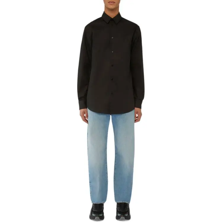 TRUSSARDI Shirts Men Black-1