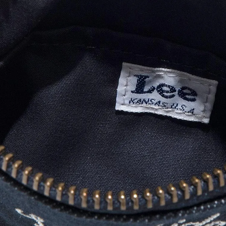 Lee Cotton Coin Purse Mini Unisex Indigo-3