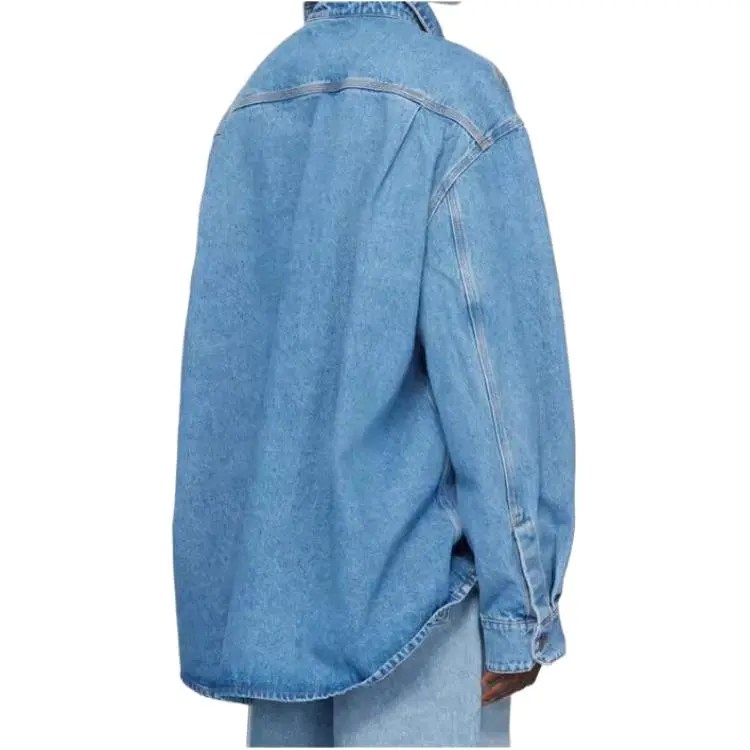 HED MAYNER Classic collar Denim Shirt-1