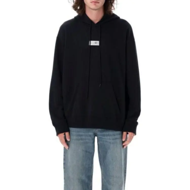 MM6 Maison Margiela Numbers Motif Drawstring Hoodie-4