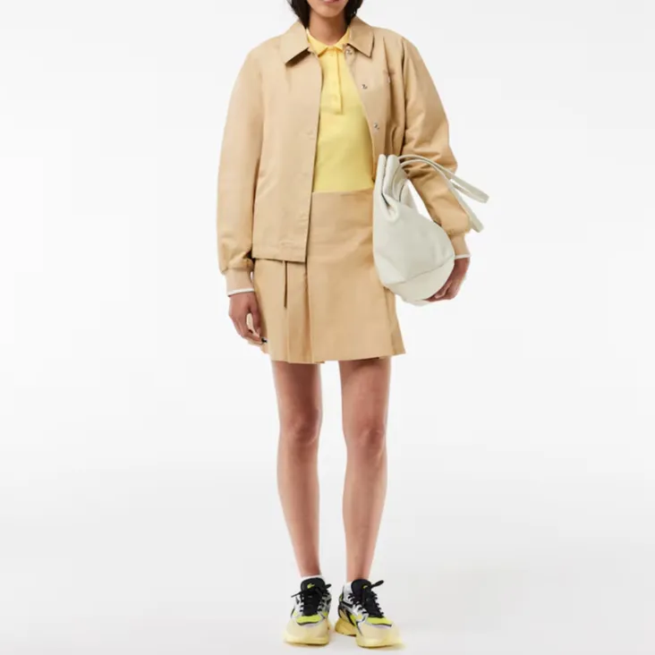 LACOSTE Polo Shirt Women's Light Yellow-3