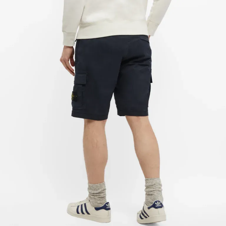 STONE ISLAND Cargo Shorts Men's Marine Blue-3