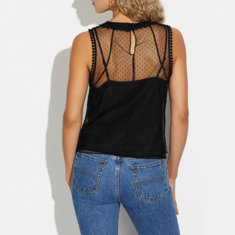 COACH FW22 T Shirt Women's Black-2