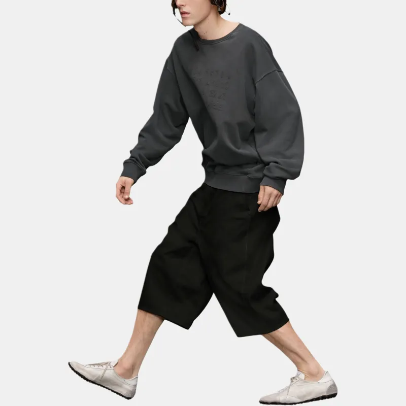 Maison Margiela Numbers Motifed Crewneck Sweatshirt-3
