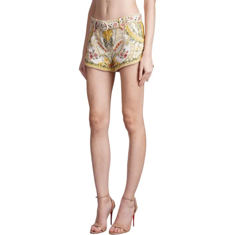Zimmermann Casual Shorts Women's Yellow-4