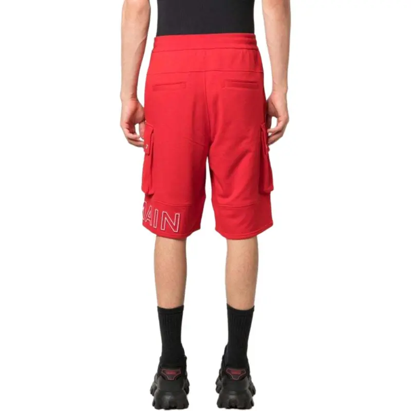 BALMAIN Casual Shorts Men's Red-3
