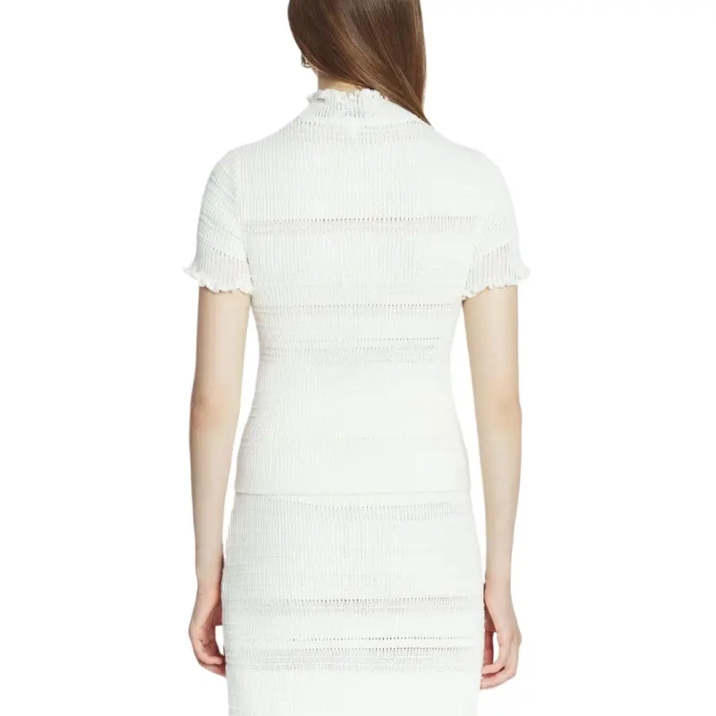 Lanvin Knitted Ruffled T Shirt-3