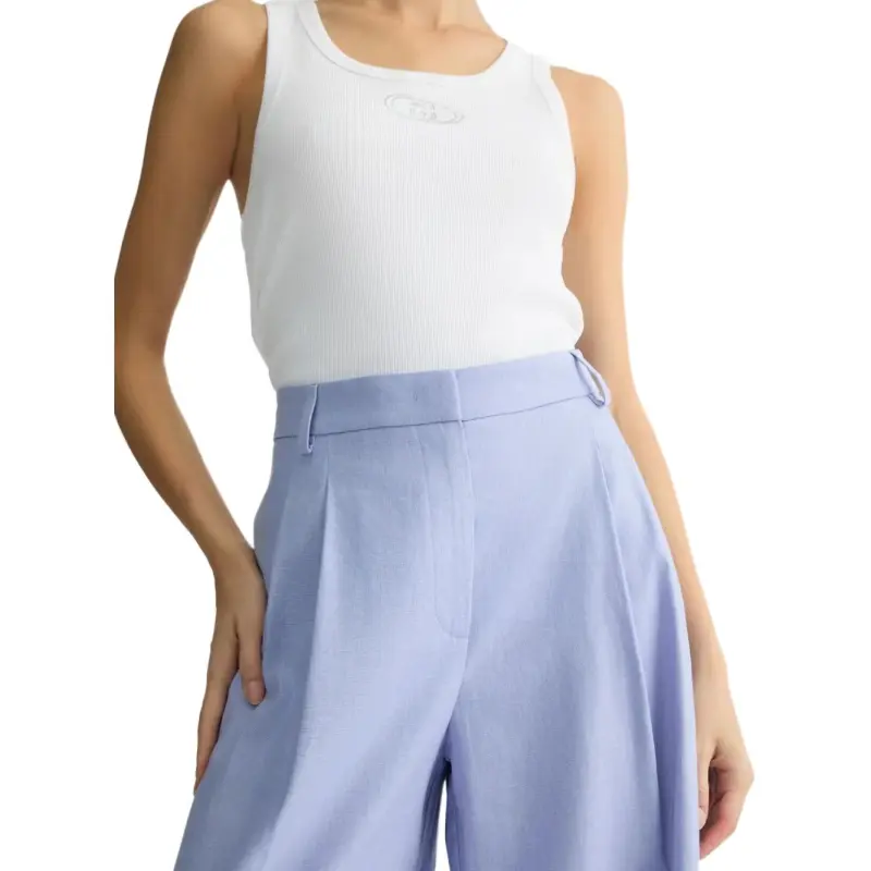 LIU·JO Linen Palazzo Pants-4