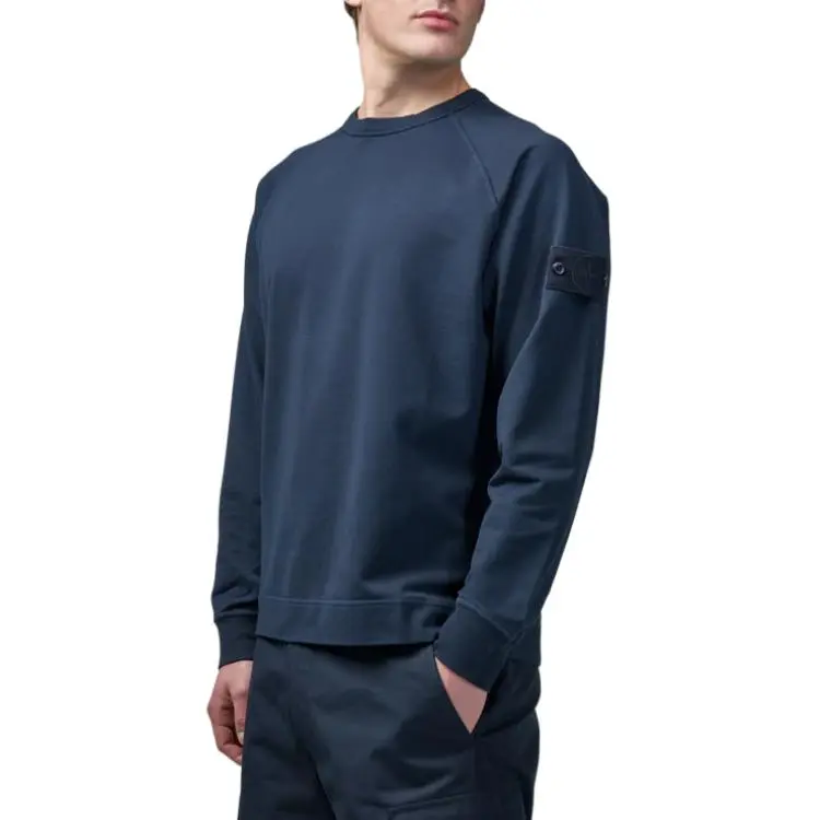 STONE ISLAND Ghost Logo Patch Crewneck Sweatshirt-3