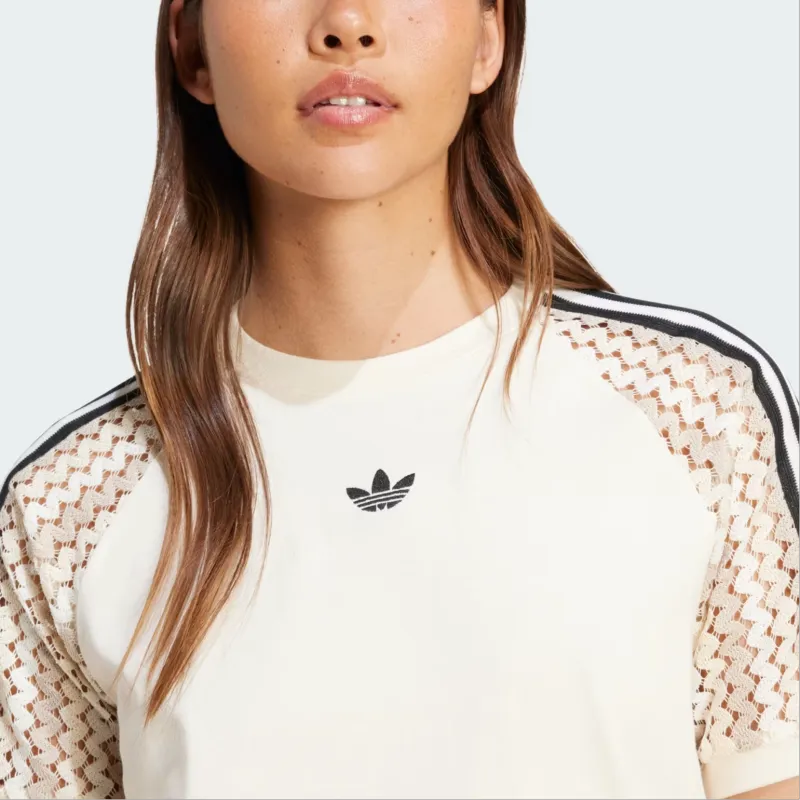 Adidas Originals T Shirt Women's Magic White-4